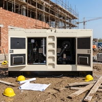 Groupe électrogène diesel silencieux industriel de 500 kW avec moteur Weichai, démarrage automatique, télécommande, ATS mobile pour alimentation de secours d'urgence