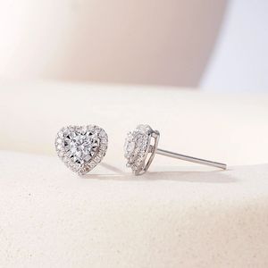 ต่างหูเพชรแท้ทรงหัวใจ Xinfly ทองคำแท้ 18k น้ำหนัก 0.31 กะรัต H VS - Product Image 3