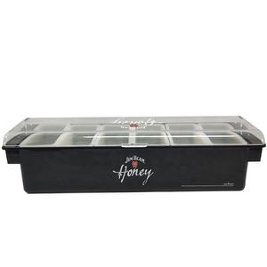 Organizador de Condimentos de Plástico de 6 Compartimentos <span class=keywords><strong>JIM</strong></span> <span class=keywords><strong>BEAM</strong></span> para Condimentos de Bar, para Buck Buffalo Trace Bulleit Bulloch Lade - Product Image 3