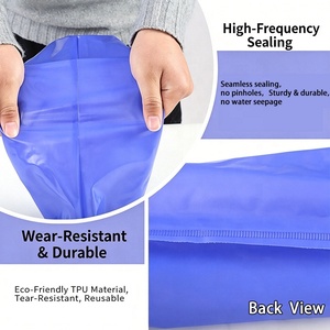 Risenow - Fundas Protectoras de Plástico Simple para Brazos y Mangas, Impermeables, Desechables, de PVC con Puño Elástico - Product Image 5