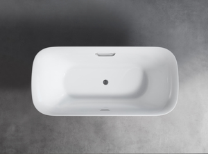 อ่างอาบน้ำอะคริลิคทรงรีแบบอิสระขนาด67 "สำหรับผู้ใหญ่ทนทานดีไซน์ตามหลักสรีรศาสตร์ - Product Image 4