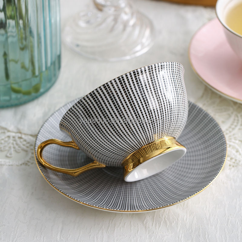 一件代发骨质瓷咖啡杯子碟子定制logo陶瓷茶杯和菜 - buy bone china