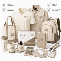 Collection de cadeaux d'entreprise haut de gamme, vêtements personnalisés, sacs à dos, articles de boisson, accessoires de bureau pour les cadeaux des clients et des employés