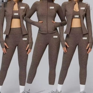 Leggings sportivi da donna a vita alta, ad asciugatura rapida, traspiranti, slim fit, neri, ideali per yoga. - Product Image 2