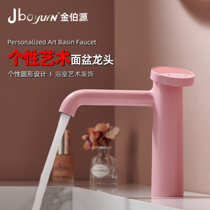 Copper Basin Faucet Single Handle Deck Mounted Brass Valve Core Hot Cold Water Sink Tap Bathroom Fixture - Product Image 5