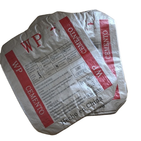 25kg Polypropylene Woven Ad Star Valve Bag for Packing Cement 50kg pp Woven Portland Cement Packing