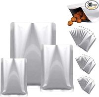 Sachets personnalisés en aluminium alimentaire refermables avec fermeture éclair pour bonbons, bâtonnets de sucettes et pain