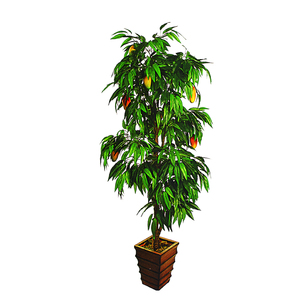 Proveedores de plantas artificiales Árbol <span class=keywords><strong>frutal</strong></span> de plástico tropical de alta calidad Árbol de <span class=keywords><strong>mango</strong></span> artificial para decoración de fiesta de hotel de oficina - Product Image 1