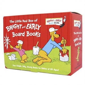 Petites boîtes rouges : Livres cartonnés pour la première enfance - Go Dog Go ; Big Dog Little Dog ; Livre de l'alphabet ; Je vais apprendre à mon chien beaucoup de mots ; Fabriqué en Chine - Product Image 1