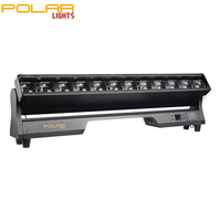 Polarlights Barra de Luz LED Móvil de 12*40W con Tiras RGB Pixel Bar para Espectáculos, Alquiler y Fiestas
