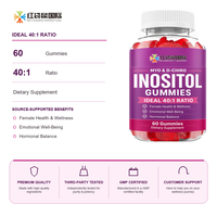 Gummies Myo & D-Chiro Inositol pour Femmes, Formule Personnalisée, Marque Privée OEM ODM, Chaîne d'Approvisionnement Stable