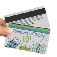 Carte de membre imprimée en offset, carte VIP magnétique avec impression en relief