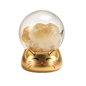 ตุ๊กตาคริสตัล Yu Mo Craft Meow แบบกล่องสุ่ม ของตกแต่งโต๊ะทำงาน น่ารัก รูปทรงกลม ของขวัญสำหรับเด็กผู้หญิง - Product Image 5