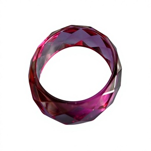 Best Vintage Handmade <b>Resin</b> Bangle Bracelet Design Orange Yellow Marbled Round Shape Women's Jewelry <b>Craft</b> Gift for Woman - Product Image 2