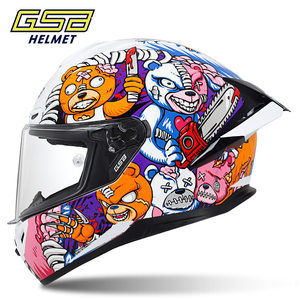 361Gt Dual Visor Full-Coverage Motorcycle Helmet for Men Women Personalized Large Tail New Condition ABS Cool Rider's Gear - Product Image 4