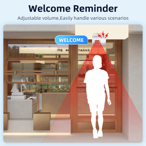 <span class=keywords><strong>Sonnette</strong></span> de <span class=keywords><strong>porte</strong></span> à détecteur unique alimentée par pile, détecteur de mouvement, <span class=keywords><strong>sonnette</strong></span> de visiteur, <span class=keywords><strong>sonnette</strong></span> de <span class=keywords><strong>porte</strong></span> pour magasin, entrepôt, directement de l'usine - Product Image 5