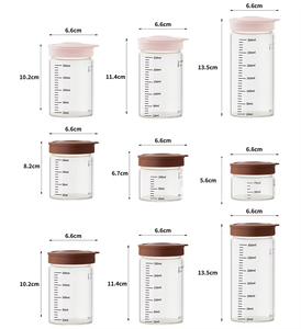 Bottiglia in Vetro Trasparente per Alimenti da 75ml-700ml con Tappo in Silicone, Design Classico Stampato, Pronta all'Uso - Product Image 6
