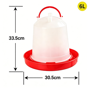 Thickened Durable PP Chicken Waterer with Handle Large Capacity Factory Price Automatic Poultry <strong>Drinker</strong> <strong>for</strong> Duck Goose <strong>Turkey</strong> - Product Image 5
