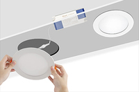 Bande lumineuse Led carrée déformable à 6 panneaux de 5 pouces pour Garage
