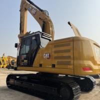 Excavatrice sur chenilles Caterpillar 323GC 320C d'occasion, 22,5 tonnes, prix bas, modèle 2024, capacité de la benne de 1,3 m³, moteur