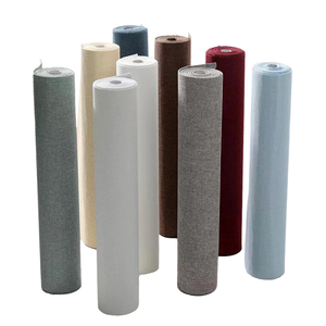 Revestimiento de Pared Moderno Autoadhesivo Ecológico Impermeable con Textura de Lino Greenwall, Rayas y Cuadros, Suave y Grueso para Cabeceras - Product Image 1