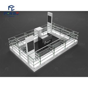 향수 가게 인테리어 디자인 백화점 디스플레이 가구 화장품 가게 메이크업 디스플레이 카운터 10x14 향수 키오스크 - Product Image 6