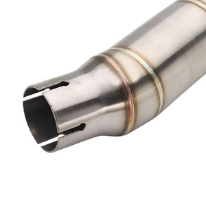 Pour YAMAHA YZF R6 2006 - <span class=keywords><strong>2023</strong></span>, tuyau de liaison intermédiaire d'échappement à enfiler, adaptateur d'échappement, connexion silencieux 60 mm - Product Image 6