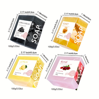 Marque privée 100g 3.5oz Savon artisanal essentiel à la main blanchissant bambou chocolat citron miel Rose huile