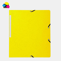 Carpeta de archivos de papel hecha a mano con 2 láminas elásticas, 10 unidades embaladas, 200 hojas para papelería de oficina