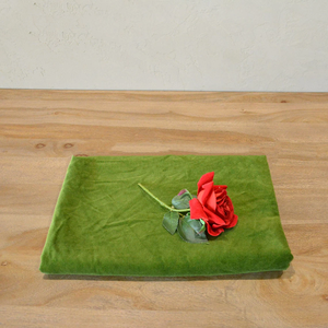 Tissu d'ameublement en velours de coton vert mousse pour canapé, chaise, meubles, largeur 43 pouces, tissu doux et durable vendu au mètre - Product Image 4