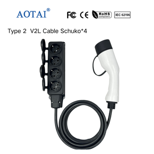 Cavo Adattatore AOTAI da Tipo <span class=keywords><strong>2</strong></span> a <span class=keywords><strong>Schuko</strong></span> V2L per Veicoli Elettrici, Compatibile con BYD, Renault, MG, XPENG, Hyundai, Geely, OMODA, JAECOO - Product Image 4