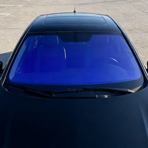 Film solaire teinté bleu caméléon pour pare-brise de <span class=keywords><strong>voiture</strong></span>, protection solaire autocollante pour vitres latérales avant, changement de couleur - Product Image 2