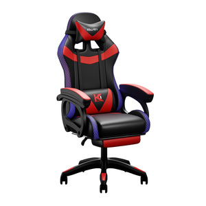 <span class=keywords><strong>Silla</strong></span> de Oficina de Piel Sintética Ajustable para Juegos con Tira de Luces LED RGB, Respaldo Alto y Reposacabezas, para Oficina en Casa, Venta al por Mayor, Logotipo Personalizado, REACH - Product Image 1