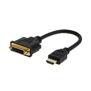Câble adaptateur HDMI mâle vers DVI 24 + 5 femelle, convertisseur haute définition plaqué or pour connexion d'affichage - Product Image 4