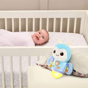 Firefly Musical peluche bébé apaiser et briller couleur changeante veilleuse avec minuterie jouet en peluche - Product Image 4