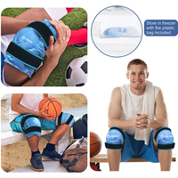 Bio-Gel de Compression pour les genoux, anti-douleur, chaud et froid, réutilisable, pour les blessures aux jambes