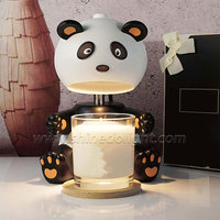 Lampe à cire fondue aromathérapie Panda, balcon de maison, romantique, sans feu, éclairage décoratif, chauffe-cire