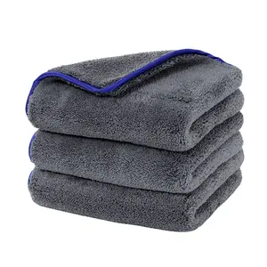 1200gsm 1400gsm 고품질 유행 최고 흡수성 microfiber 수건 차 건조