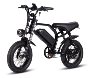 Bici Elettrica Ibrida, Bici Elettrica da Fuoristrada con Pneumatici Fat 16*3.0, Mountain <span class=keywords><strong>Bike</strong></span> Elettrica a Sospensione Completa, Fatbike Elettrica per Adolescenti - Product Image 4