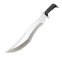 Couteaux de chasse Bowie faits main sur mesure avec lame en acier inoxydable à pointe clip, manche en bois, étui en cuir, OEM, longueur totale 17 pouces