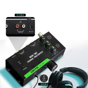 Preamplificador de Vinilo para <span class=keywords><strong>Tocadiscos</strong></span>, Compatible con Cartuchos MM y MC, Ajuste de Triple Frecuencia, Entrada y <span class=keywords><strong>Salida</strong></span> XLR de Cinco Pines, Amplificador - Product Image 3