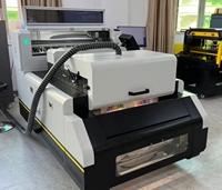 LEAF 60 cm Imprimante à jet d'encre DTF tout-en-un 60 cm DTF Shaker and Dryer Duel I3200 Head Eco Solvent Printer for T-shirt Printing
