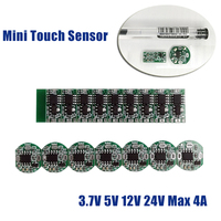DC 3.7V 5V 12V 24V Smart Touch Sensor Switch On/Off et Gradateur de contrôle pour lampes à LED