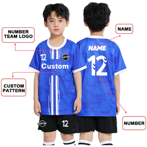 Uniformes de football pour enfants personnalisés maillot de football en gros pour enfants entraînement sportif maillot de football respirant pour garçon <span class=keywords><strong>7801</strong></span> - Product Image 3