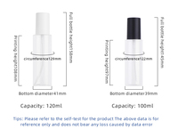 SENZESY Bouteille Distributrice de Mousse pour Shampooing en PET Cylindrique Écologique 100ml 150ml 200ml Vide avec Pompe, Idéale pour Nettoyant Visage et Voyage