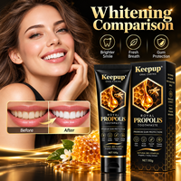 Dentifrice blanchissant personnalisé de haute qualité avec extrait de propolis, soulage les maux de dents, protège la santé des gencives, élimine les taches