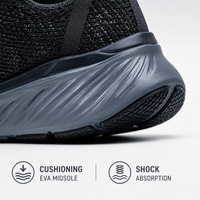 Chaussures décontractées pour hommes, tige en mesh, Phylon léger, respirantes, antidérapantes, à lacets, confortables pour la marche quotidienne, vente en gros OEM