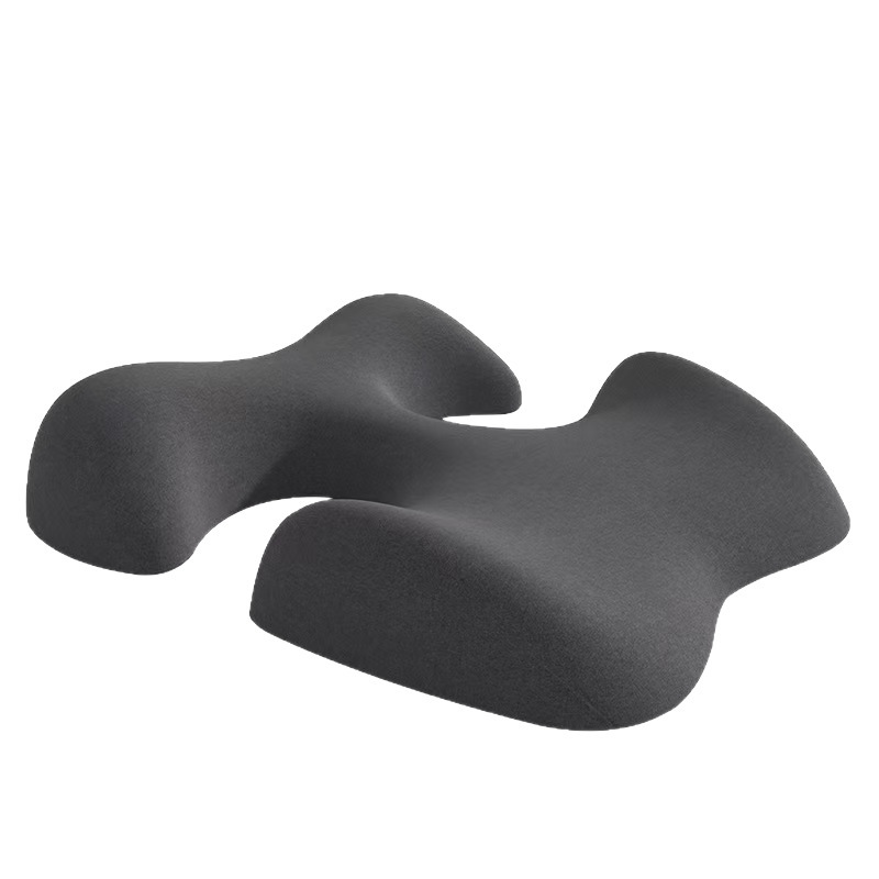 Coussin de poitrine en forme de T gris foncé