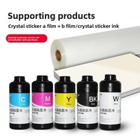 Imprimante d'étiquettes en cristal à encre UV, imprimante DTF grand format à séchage rapide LED