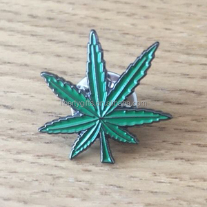 China fábrica de cannabis de pin de solapa - Product Image 1